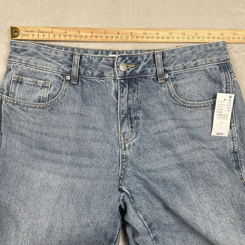 Pacsun Casey‎ Low Rise Baggy Jeans Womens 32x31 Blue Wide Leg Y2K Skater NEW - Picture 5 of 12